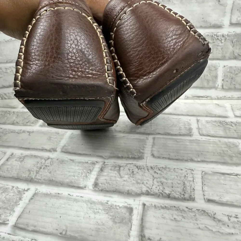 Cole Haan Somerset Venetian Driver Men's Size 12 Brown Leather Slip On Loafers